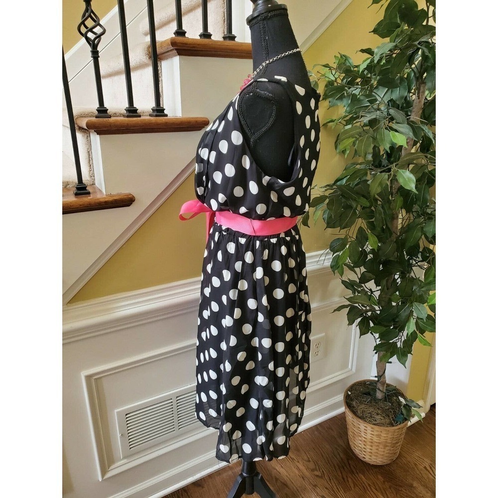 Olivia Matthews Women's Dress size 1X Polka Dot - Picture 5 of 10